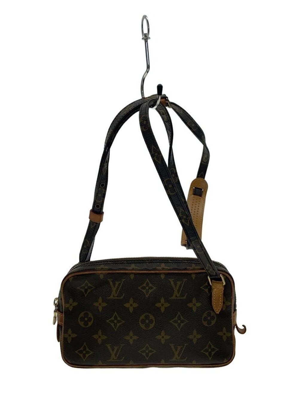Louis Vuitton Pochette Marly Bandouliere Monogram Canvas Brown